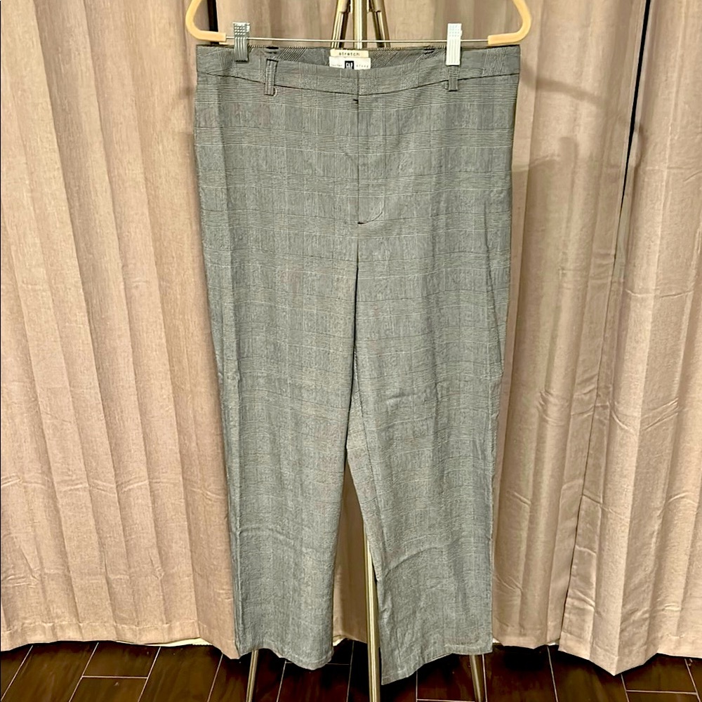 GAP Black and White Stretch Trousers